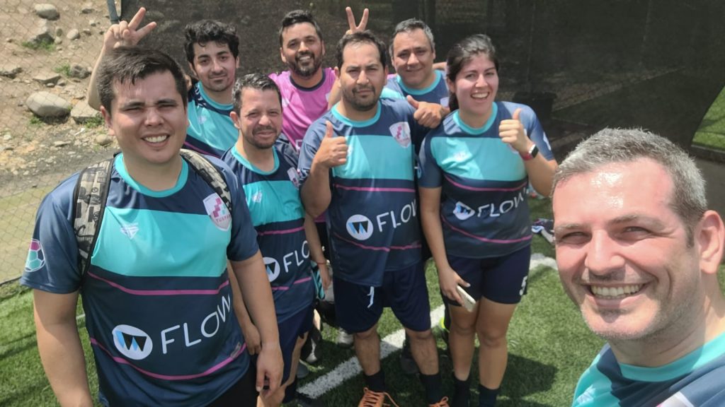 Selfie con el equipo de Tuxpan