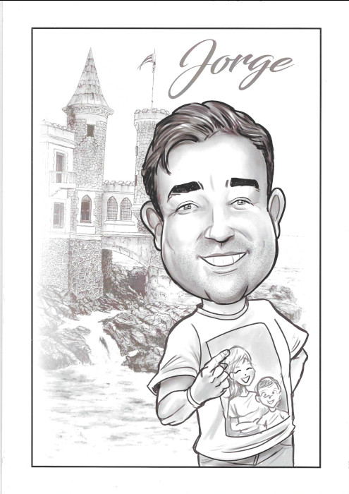 Jorge Castro, Caricatura